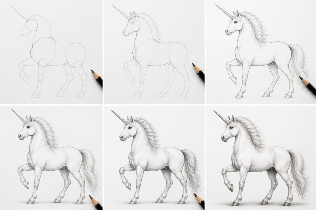 découvrez comment dessiner une licorne facilement grâce à notre guide étape par étape, adapté à tous les niveaux, pour libérer votre créativité et maîtriser ce dessin magique.