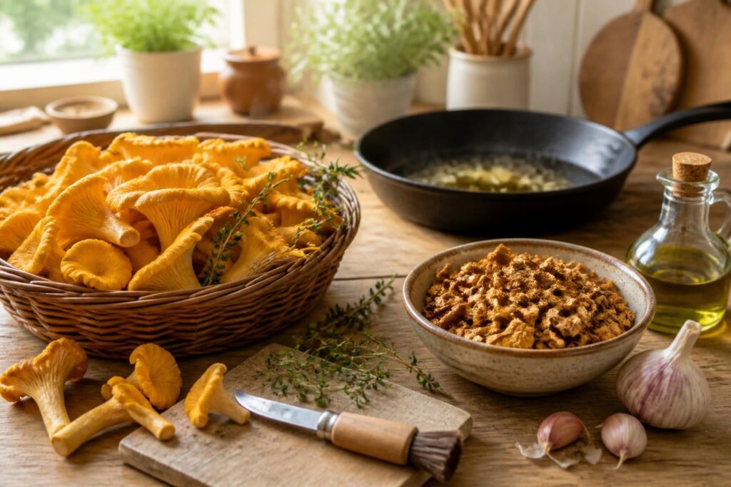 découvrez comment préparer des chanterelles fraîches ou séchées pour apporter une saveur unique et délicate à vos plats. astuces de cuisson et conseils pour sublimer vos recettes.