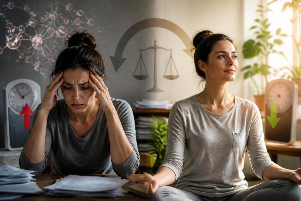 découvrez comment le stress influence votre poids : perte de poids, prise de poids ou autres effets sur votre silhouette et votre santé.
