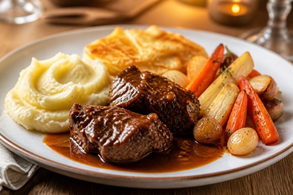 découvrez quel accompagnement choisir pour sublimer vos joues de porc à la bière et régaler vos papilles avec des saveurs authentiques et délicieuses.