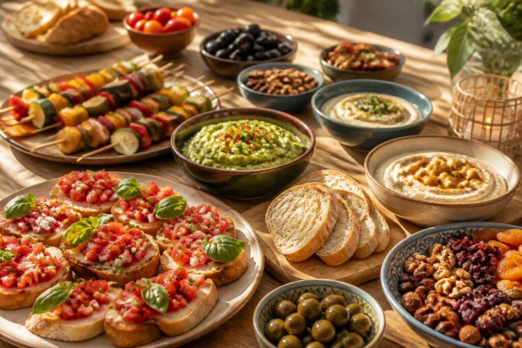 découvrez des idées simples, économiques et gourmandes pour un apéro dinatoire réussi. recettes faciles à préparer pour épater vos invités sans vous ruiner.