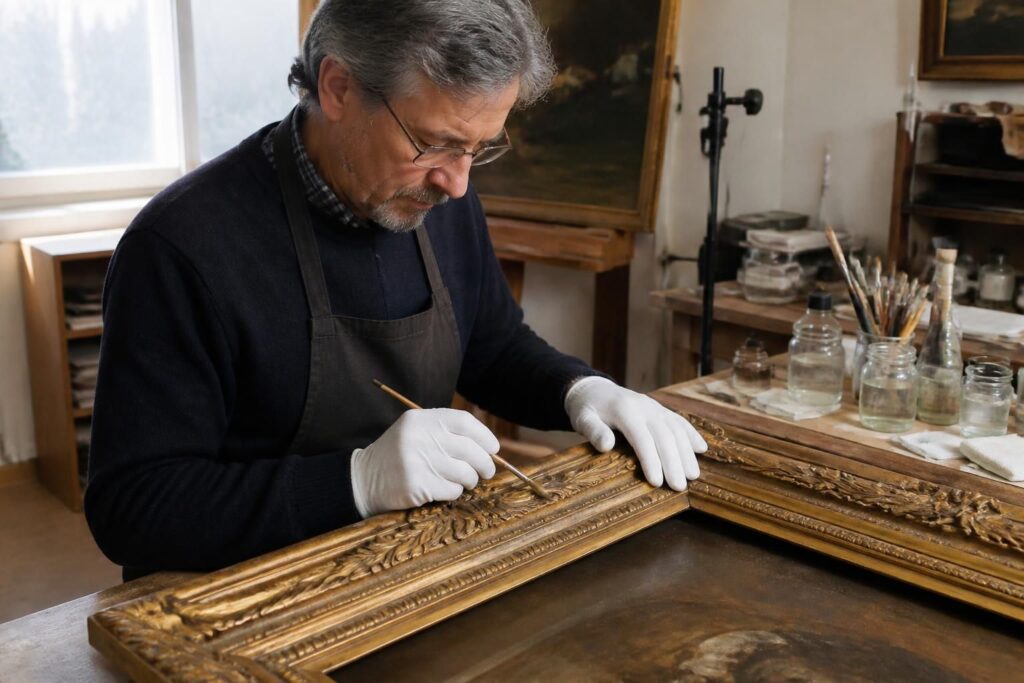 découvrez nos conseils pratiques pour nettoyer avec soin le cadre d'un tableau ancien sans risquer de l'endommager, afin de préserver son charme et sa valeur.