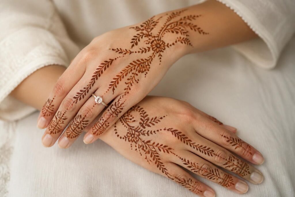 découvrez des motifs de mehndi simples et élégants pour sublimer vos mains facilement et avec style. parfaits pour toutes les occasions.