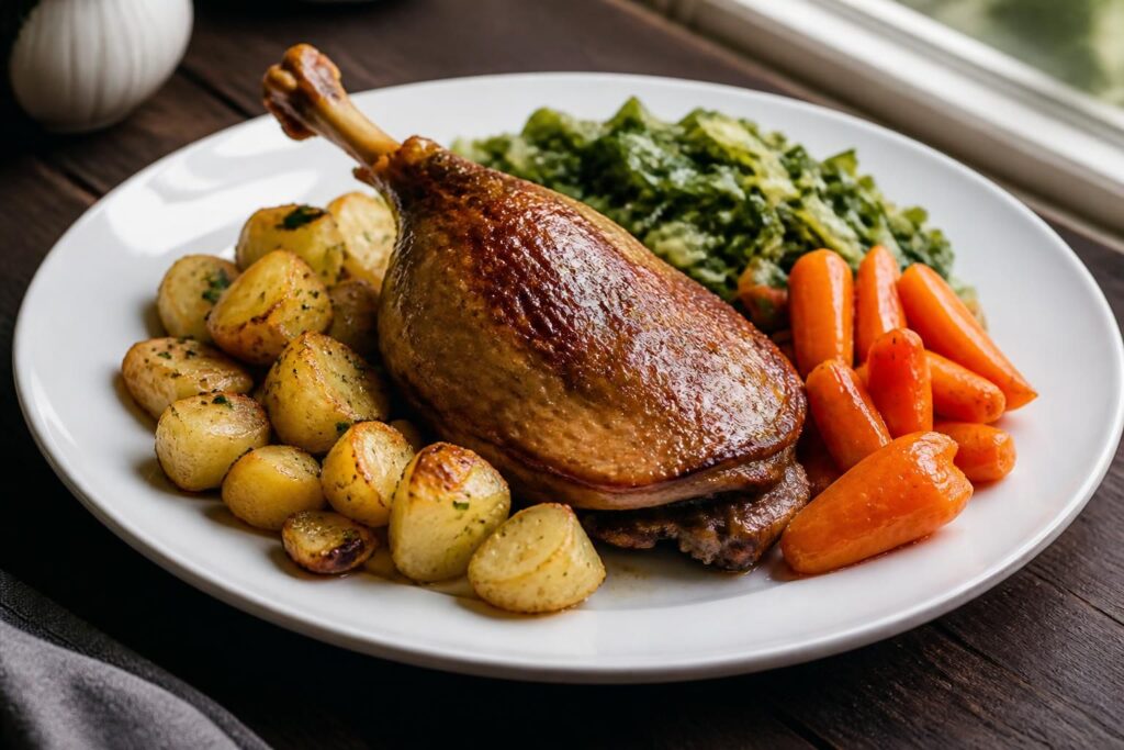 découvrez quels légumes accompagnent parfaitement les cuisses de canard confites pour un repas savoureux et équilibré.