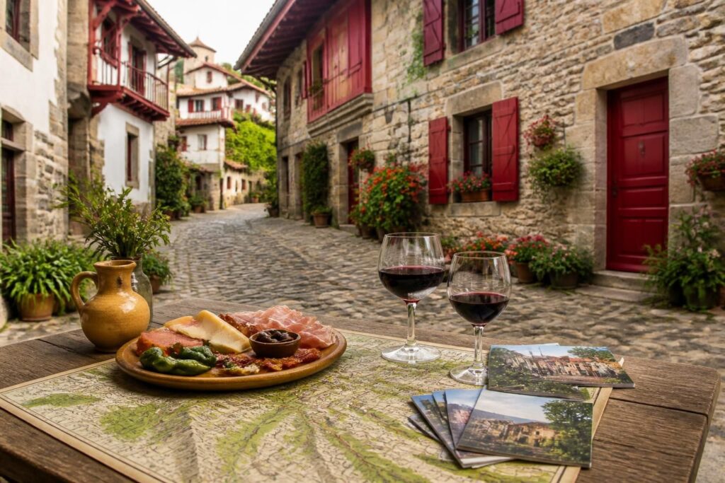découvrez ainhoa au pays basque : carte détaillée, meilleures restaurants locaux et hébergements confortables pour un séjour inoubliable.