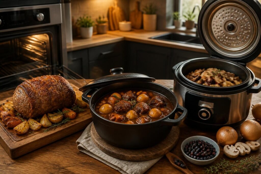 découvrez comment cuisiner du sanglier avec nos recettes faciles et savoureuses au four, en daube traditionnelle ou avec le cookeo pour un repas rapide et gourmand.