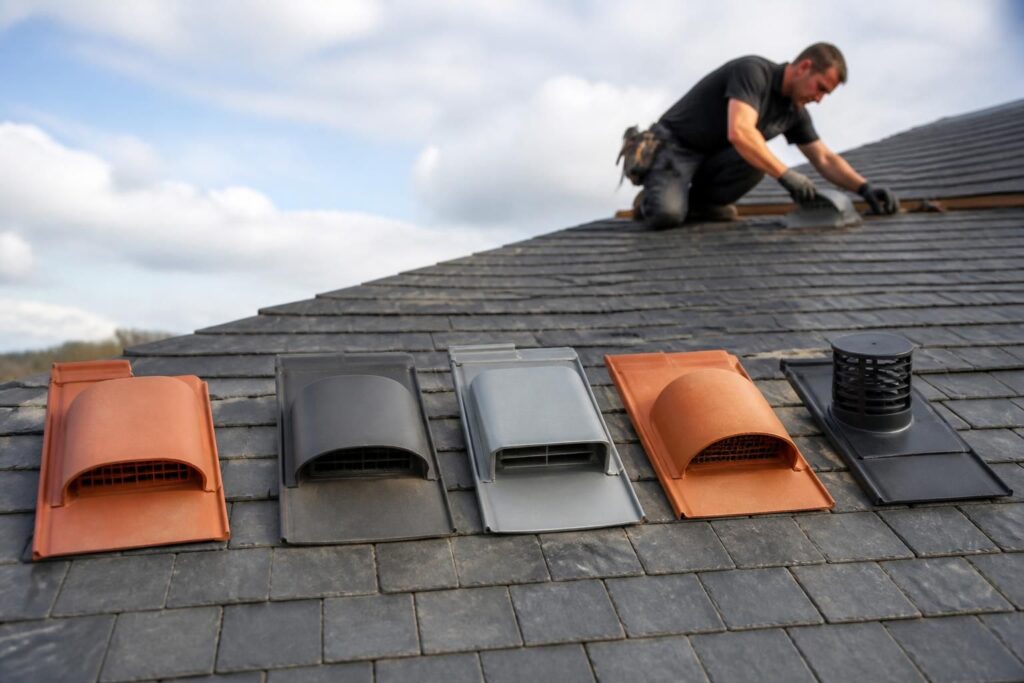 découvrez tout sur les tuiles de ventilation pour toiture : les différents types, conseils d'installation et tarifs au mètre carré pour bien ventiler votre toit.