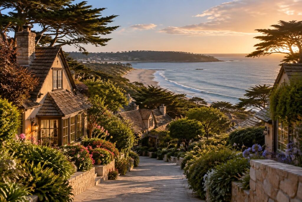 découvrez que voir et visiter à carmel-by-the-sea, en californie (93923) : plages, galeries d’art, architecture pittoresque et bonnes adresses.