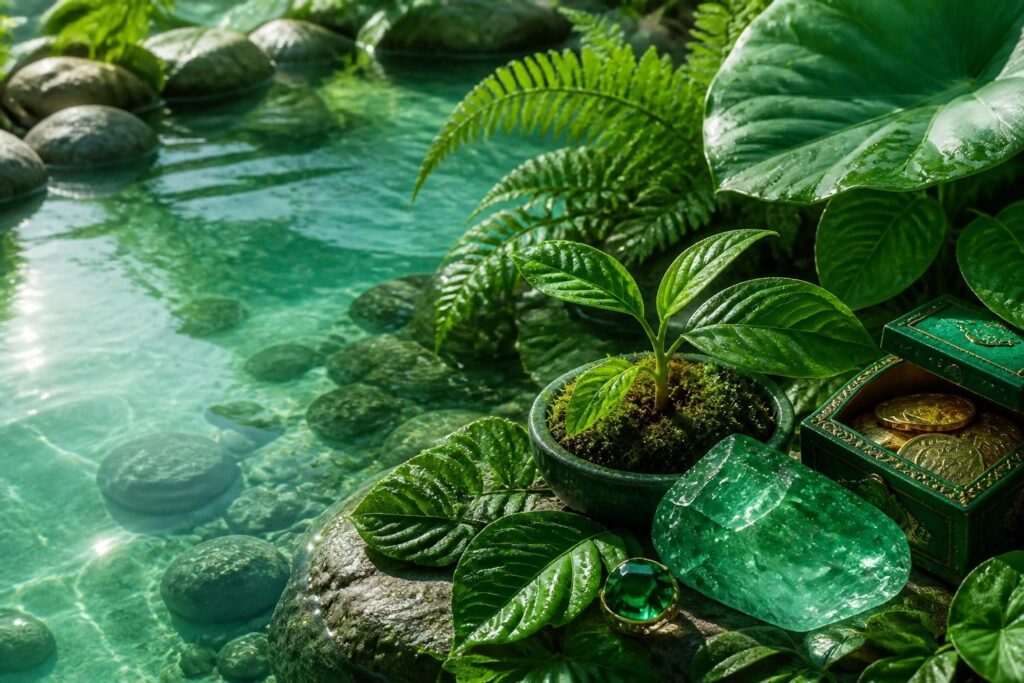 découvrez les différentes nuances de la couleur verte, du vert d'eau à l'émeraude, et explorez leurs significations symboliques et émotions associées.