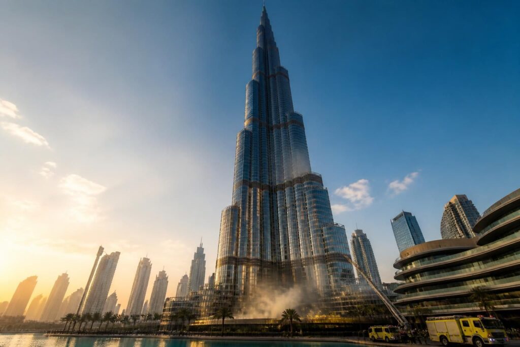 découvrez tout sur la tour dubai burj khalifa : sa hauteur impressionnante, les incidents survenus et les faits marquants qui ont façonné son histoire.