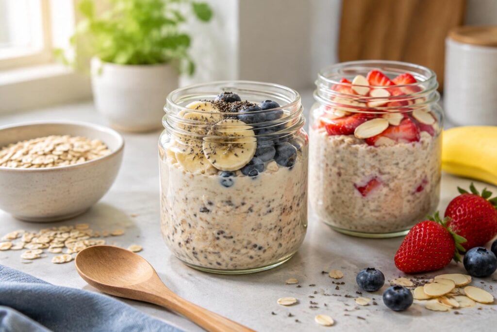 découvrez des recettes express de flocons d’avoine overnight pour préparer un petit déjeuner sain, gourmand et pratique à savourer dès le réveil.