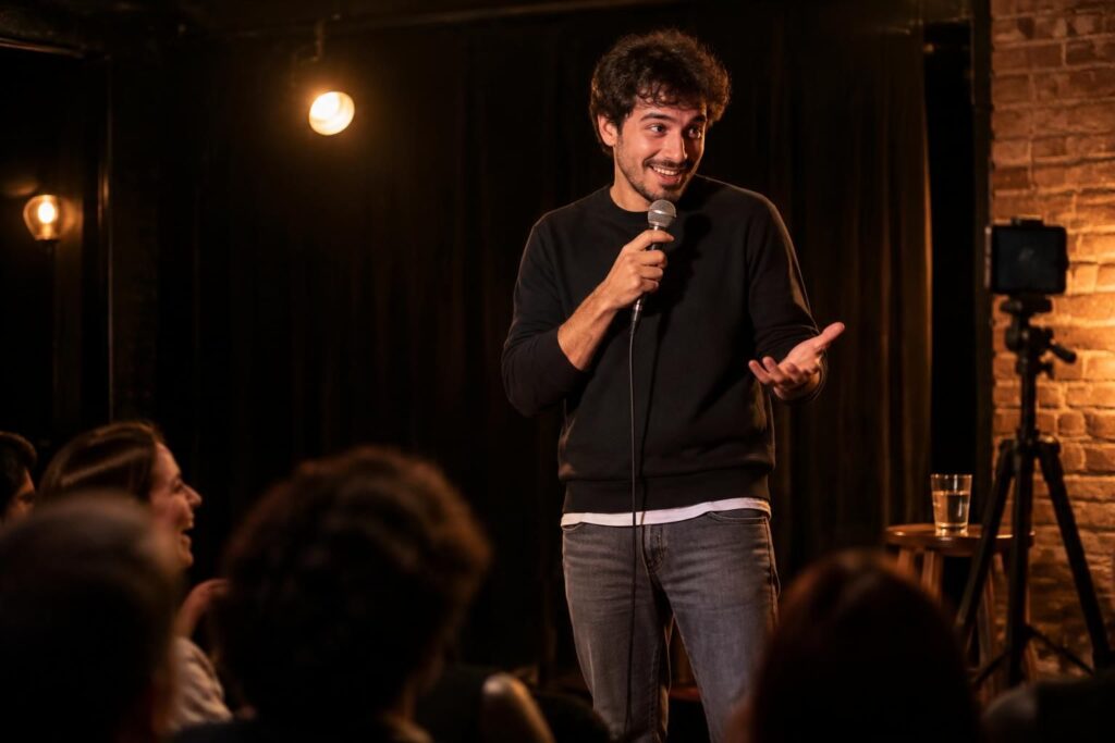découvrez les jeunes humoristes français qui font rire sur tiktok et sur scène : des talents montants du stand-up à suivre de près.