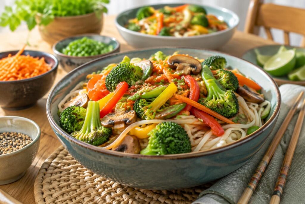 découvrez des recettes de légumes rapides et saines, inspirées de la cuisine asiatique et faciles à partager en famille.