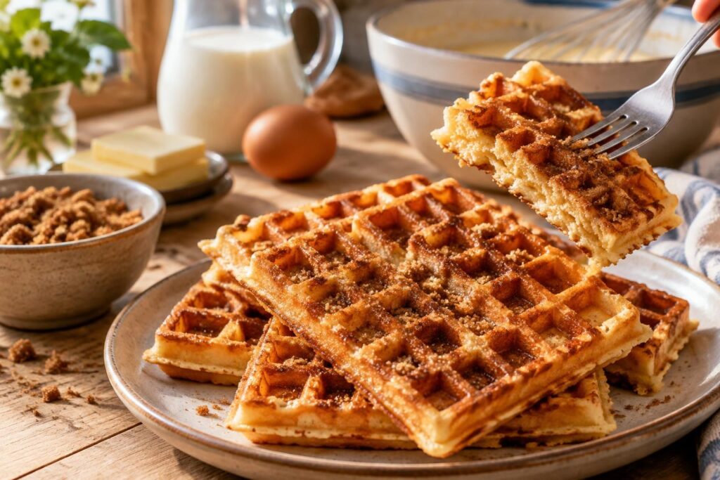 découvrez une recette facile et savoureuse de gaufres du nord à la vergeoise, dorées et moelleuses, pour un goûter plein de gourmandise.